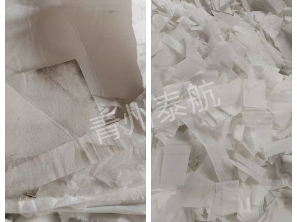 腈綸切斷效果對(duì)比