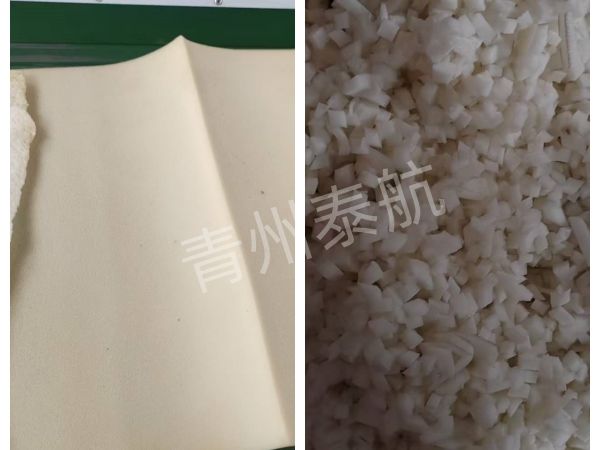 海綿切粒效果對(duì)比