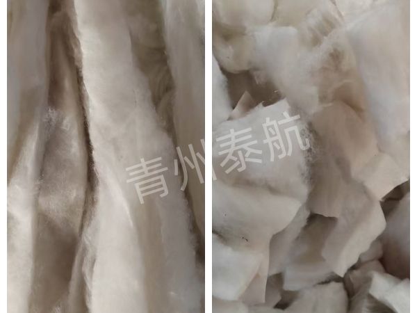 棉絨段切斷效果對(duì)比